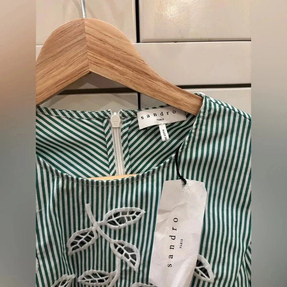 Sandro Ruiz Striped Top NWT - Picture 6 of 8